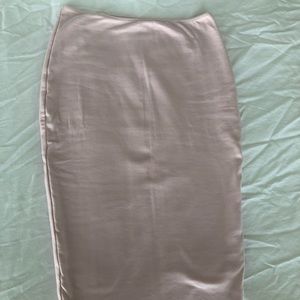 KOOKAI -Pastel Pink Midi Skirt -Soft Stretchy 95% cotton 5% elastane Never worn